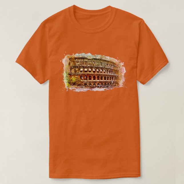 Rom art Colosseum rome T Shirt (Design framsida)