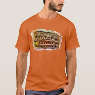 Rom art Colosseum rome T Shirt