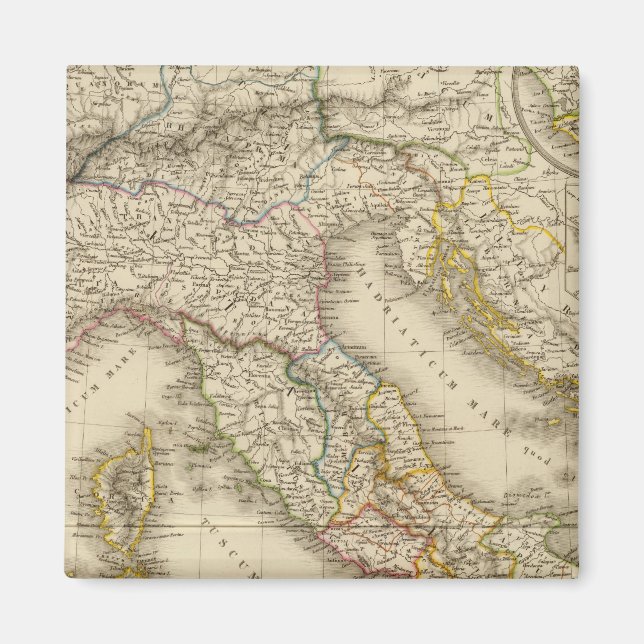 Rom Atlas Karta Magnet (Framsidan)