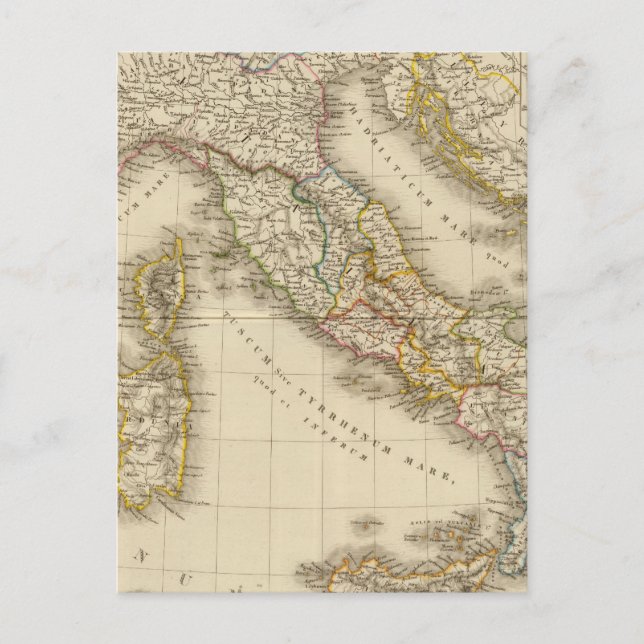 Rom Atlas Karta Vykort (Framsida)