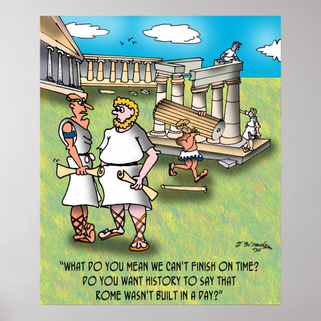 Rom Byggdes inte på en dag? Poster (Framsidan)