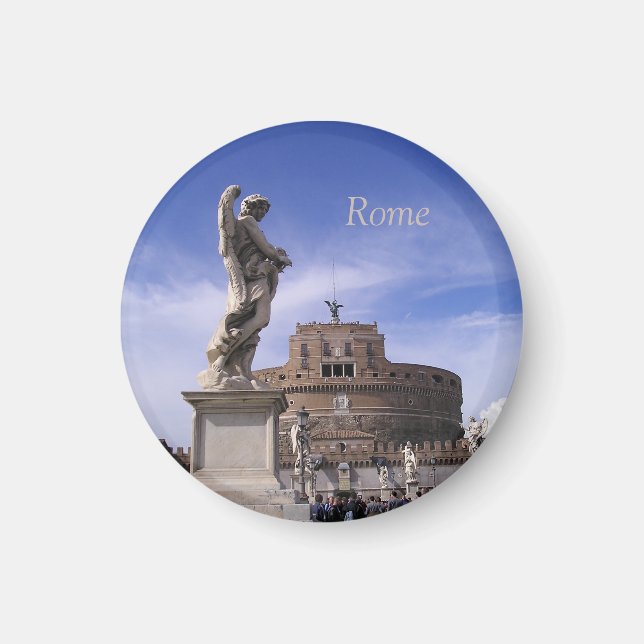 Rom, Castel Sant Angelo Cust. Magnet (Framsidan)