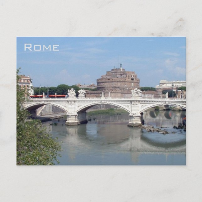 Rom - Castel Sant Angelo Vykort (Framsida)