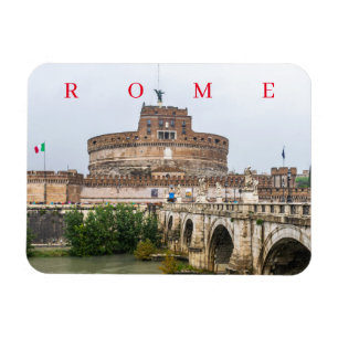 Rom Castel Sant'Angelo view-kylmagnet Magnet