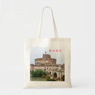 Rom Castel Sant'Angelo-vy till påsen Tygkasse