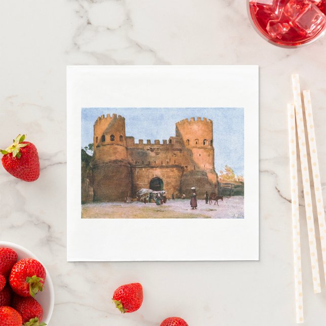 Rom Castle Papper Napkins Pappersservett (Skapare uppladdad)