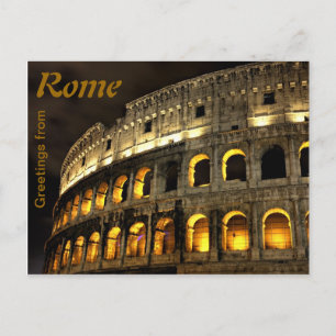 Rom - Coliseum nattetid Vykort