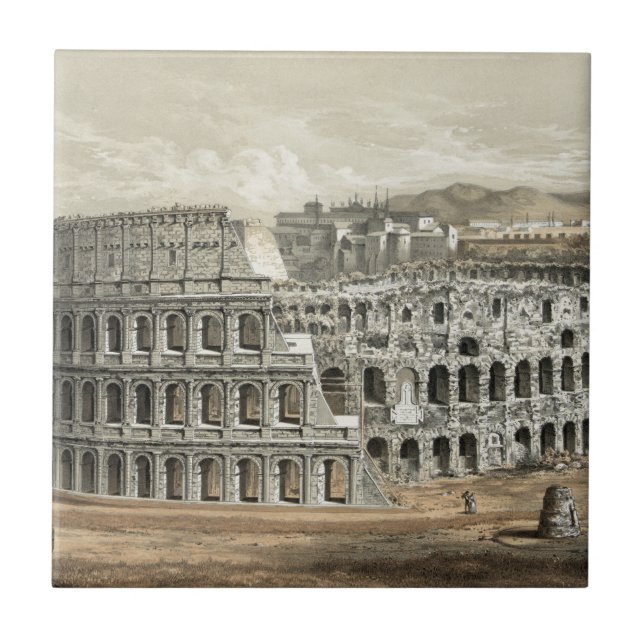 "Rom Coliseum"-panelen Kakelplatta (Framsidan)