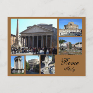 Rom Collage Vykort
