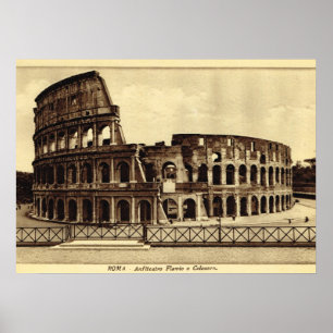 Rom, Colosseum in c. 1900 Poster