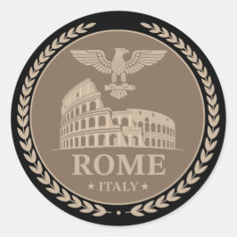 Rom Colosseum Italien Europa Runt Klistermärke