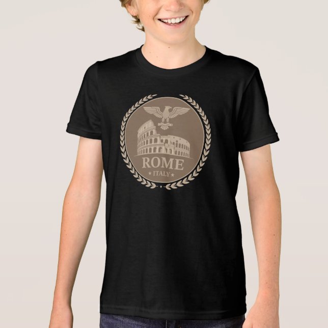 Rom Colosseum Italien Europa T Shirt (Framsida)