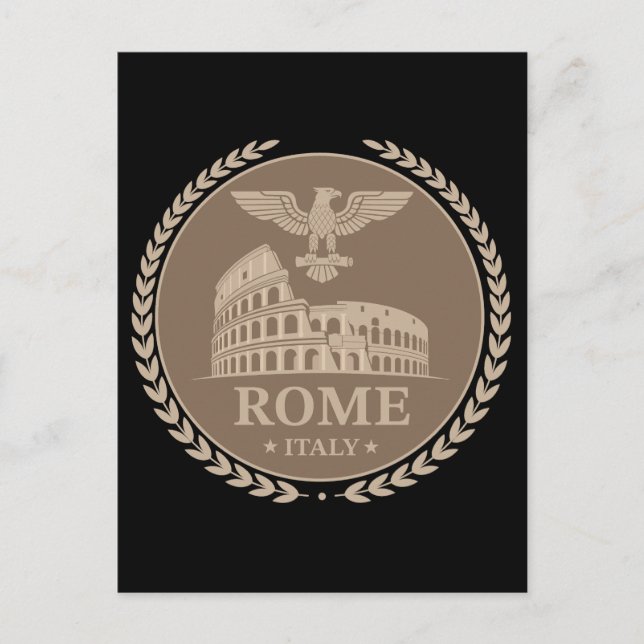 Rom Colosseum Italien Europa Vykort (Framsida)