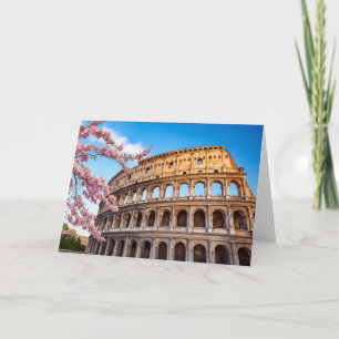 Rom Colosseum Italien Målade Kort
