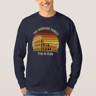 Rom Colosseum Italien Tripp Långärmad T Shirt