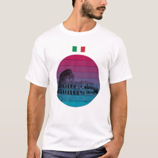 Rom Colosseum T-Shirt Italy Heritage Aesthetic
