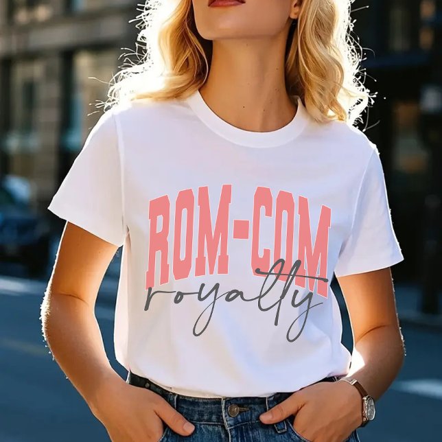 Rom-com-royalitet Tröja, Bokklubb Present till Hen T Shirt (rom-com royalty sweatshirt, book lover sweatshirt, bookish sweatshirt, reader gift, librarian gift,)