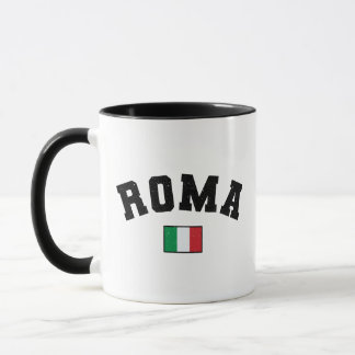 Rom Distress Athletic Typography w Italy Flagga Mugg