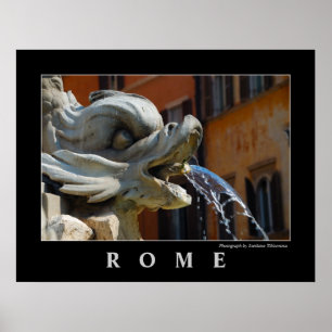 Rom Fontän Poster