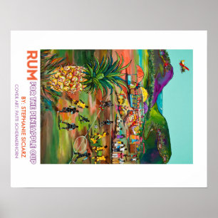 Rom för ananas Kopp Poster