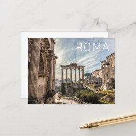 Rom Forum Romanum Italien Helgdag Souvenir Helg Vykort