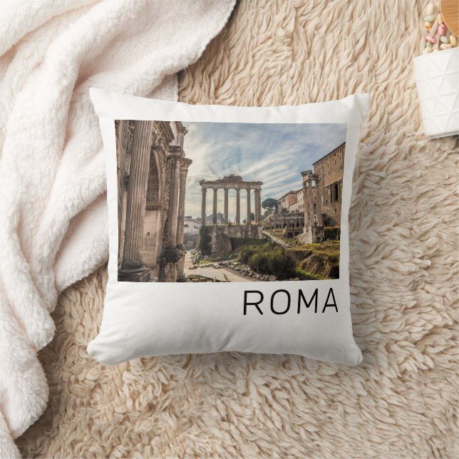 Rom Forum Romanum Italien Helgdag Souvenir Kudde (Filt)