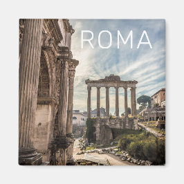 Rom Forum Romanum Italien Helgdag Souvenir Magnet