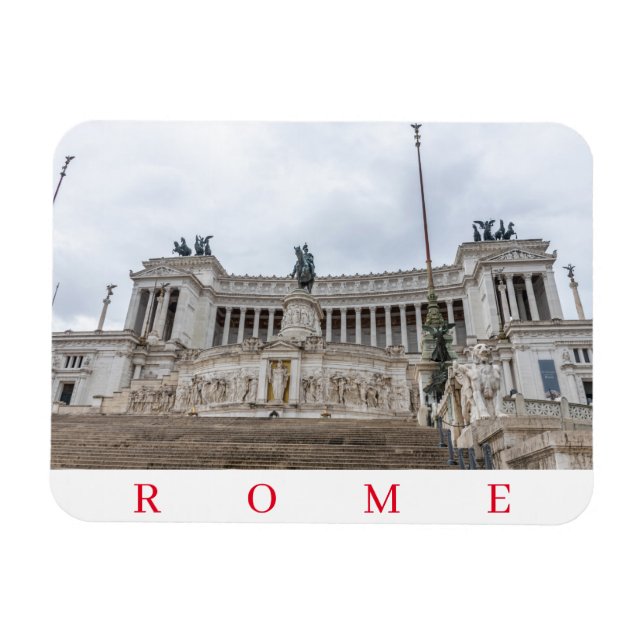 Rom Il Vittoriano kylmagnet Magnet (Horisontell)