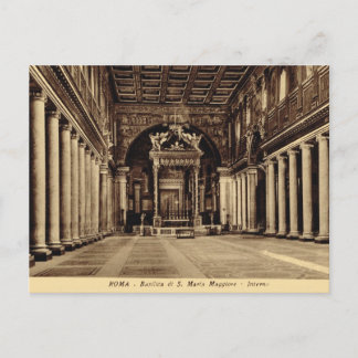 Rom,Inside Santa Maria Maggiore Vykort
