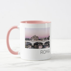 Rom Italien Castel Sant'Angelo Bridge Sunset Mugg