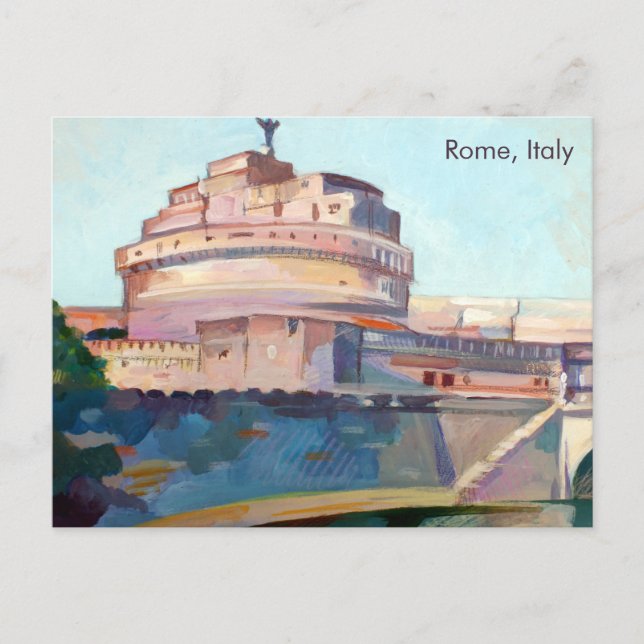 Rom, Italien | Castel Sant'Angelo Vykort (Framsida)