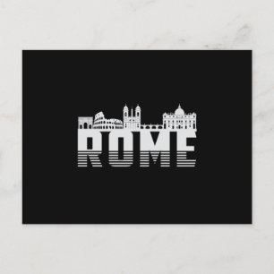 Rom Italien City Skyline Cityscape Funny Gift Vykort