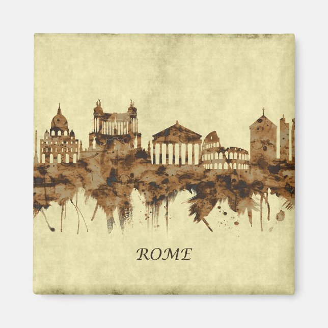 Rom Italien Cityscape Magnet (Framsidan)