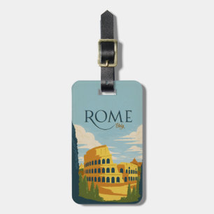 Rom, Italien Colosseum Bagagebricka