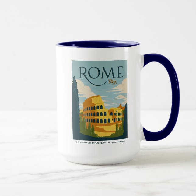 Rom, Italien Colosseum Mugg (Höger)