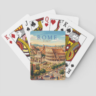 Rom Italien Colosseum Resa Konst Vintage Casinokort