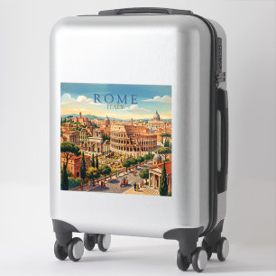Rom Italien Colosseum Resa Konst Vintage Klistermärken