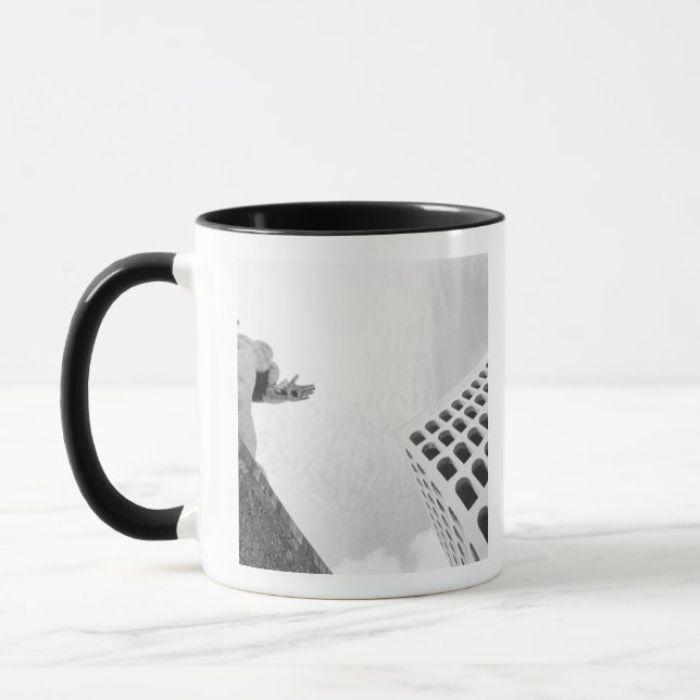 Rom Italien, EUR Palazzo del Lavoro 2 Mugg (Vänster)