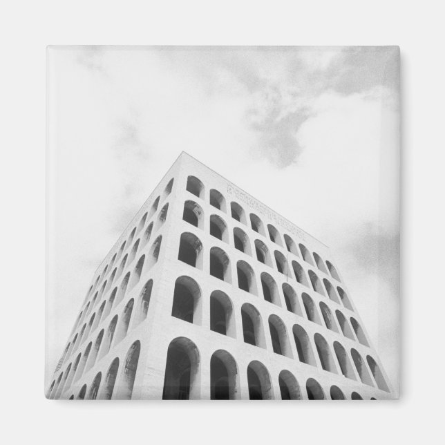 Rom Italien, EUR Palazzo del Lavoro Magnet (Framsidan)