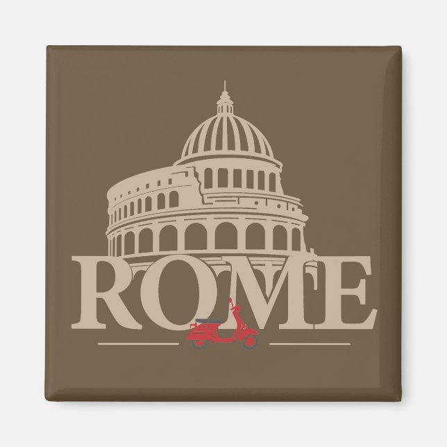 Rom Italien Europa Magnet (Framsidan)