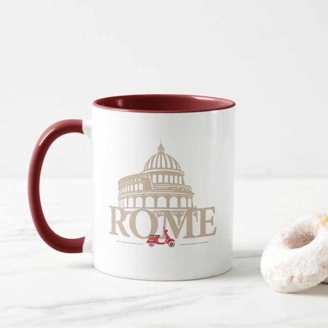 Rom Italien Europa Mugg (Med munk)