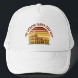 Rom Italien Family Resa Coliseum Sunset Anpassning Keps<br><div class="desc">Anpassa din familj Rom Italien resa med ditt namn eller någon annan personlig för semestern till Coliseum och andra symbolmärken i Europa. Ett coola anpassade solade hatt för en resa i internationell.</div>
