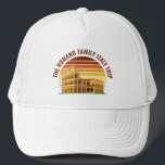 Rom Italien Family Resa Coliseum Sunset Anpassning Keps<br><div class="desc">Anpassa din familj Rom Italien resa med ditt namn eller någon annan personlig för semestern till Coliseum och andra symbolmärken i Europa. Ett coola anpassade solade hatt för en resa i internationell.</div>