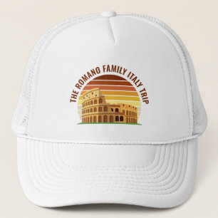 Rom Italien Family Resa Coliseum Sunset Anpassning Keps