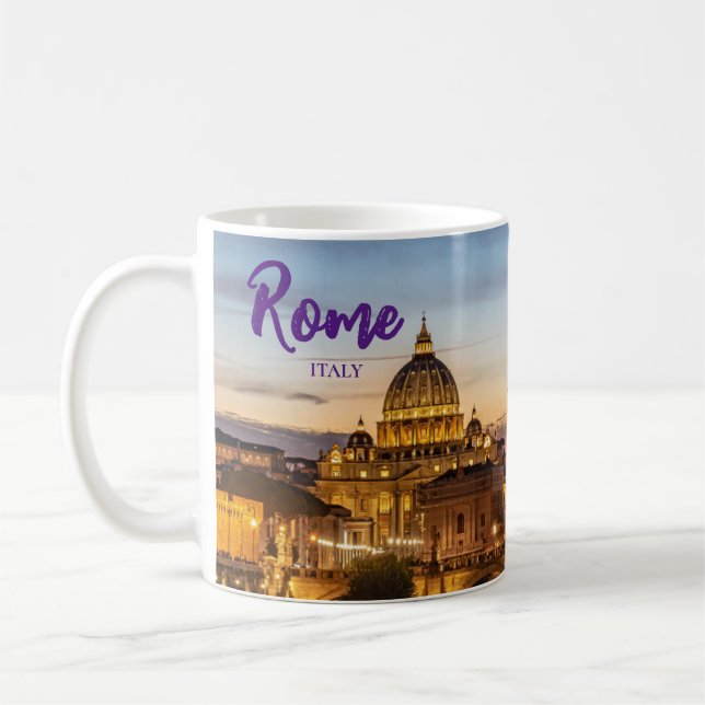 Rom Italien Kaffe Mugg Peterskyrkan (Vänster)