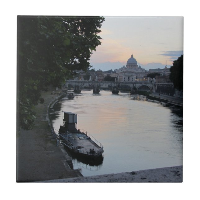 Rom, Italien Kakelplatta (Framsidan)