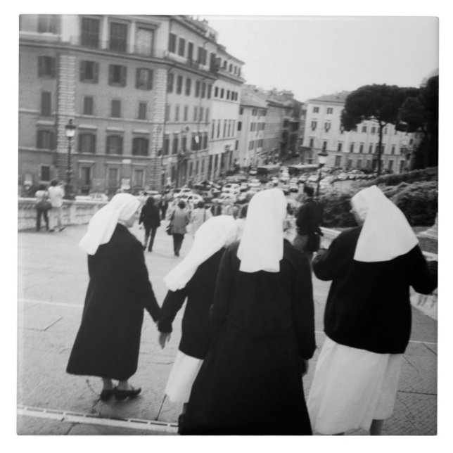 Rom Italien, Nunna Patrol! (NR) Kakelplatta (Framsidan)