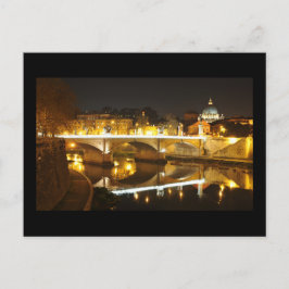 Rom, Italien på natten Vykort