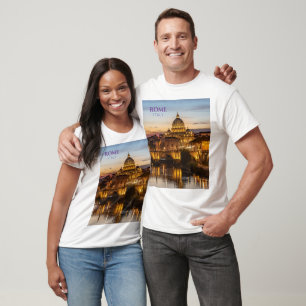 Rom Italien Resa Souvenir Scenisk T Shirt