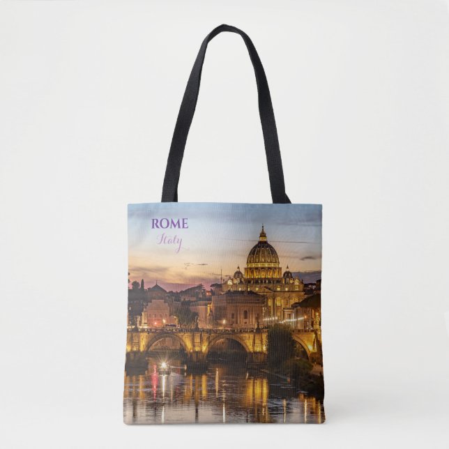 Rom Italien Scenisk Tote Bag Tygkasse (Framsida)